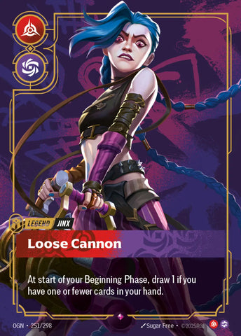 Jinx, Loose Cannon — Riftbound Origins OGN-251
