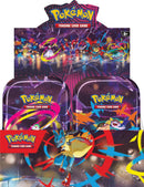 In this Pokémon TCG: Mega Heroes Mini Tin, you’ll find:
• 2 Pokémon TCG booster packs
• 1 sticker sheet
• A Pokémon art card showing the art from this Mini Tin—you can collect and combine all 5!