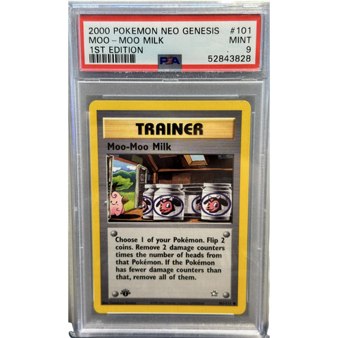 2000 Pokemon Moo Moo Milk 1st Edition PSA 9