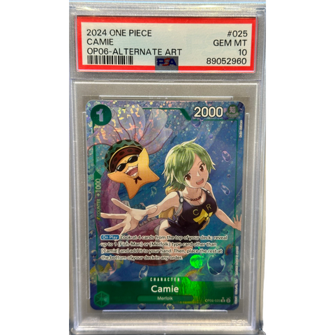 2023 One Piece Camie Alternate Art OP06-025 PSA 10