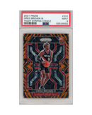 2021 Prizm Greg Brown III Tiger PSA 9