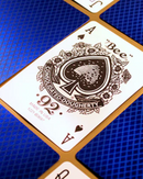 Bee Blue Metalluxe Playing Cards