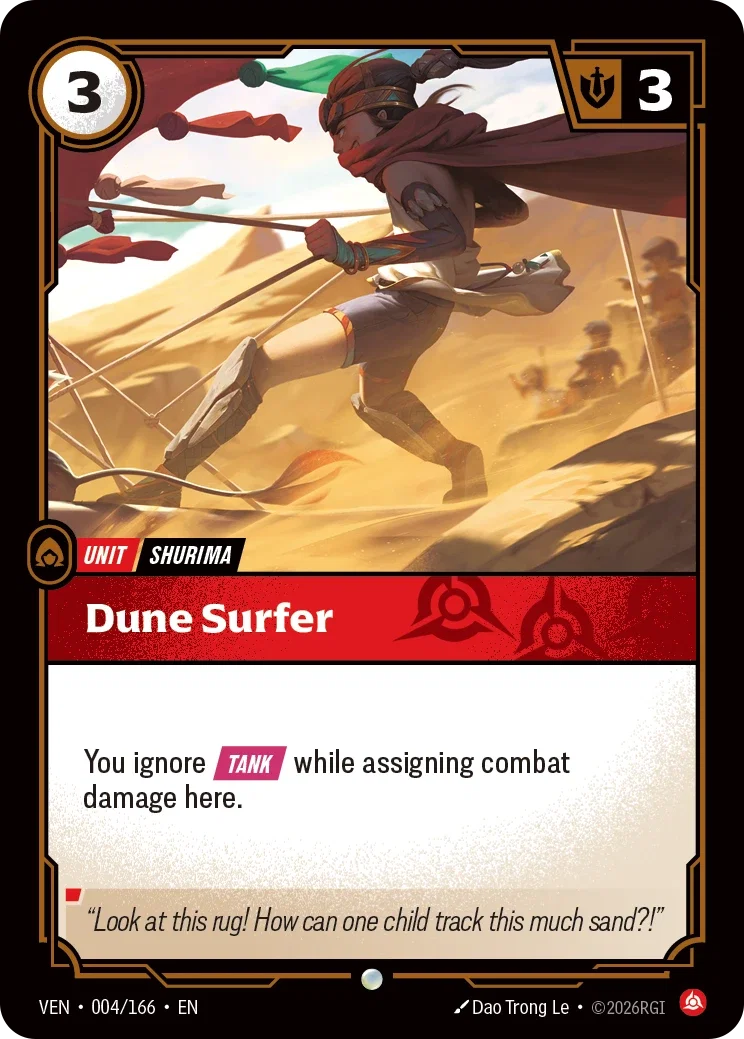 Dune Surfer — Riftbound Vendetta 004/166