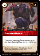 Forsaken Baccai — Riftbound Vendetta 005/166