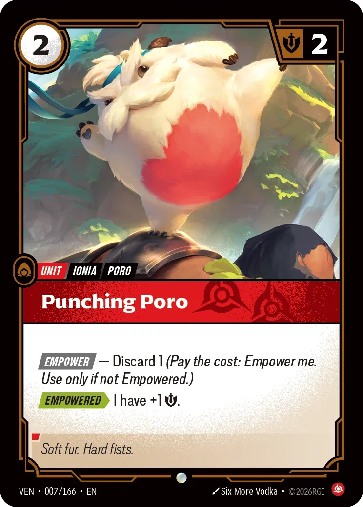Punching Poro — Riftbound Vendetta 007/166