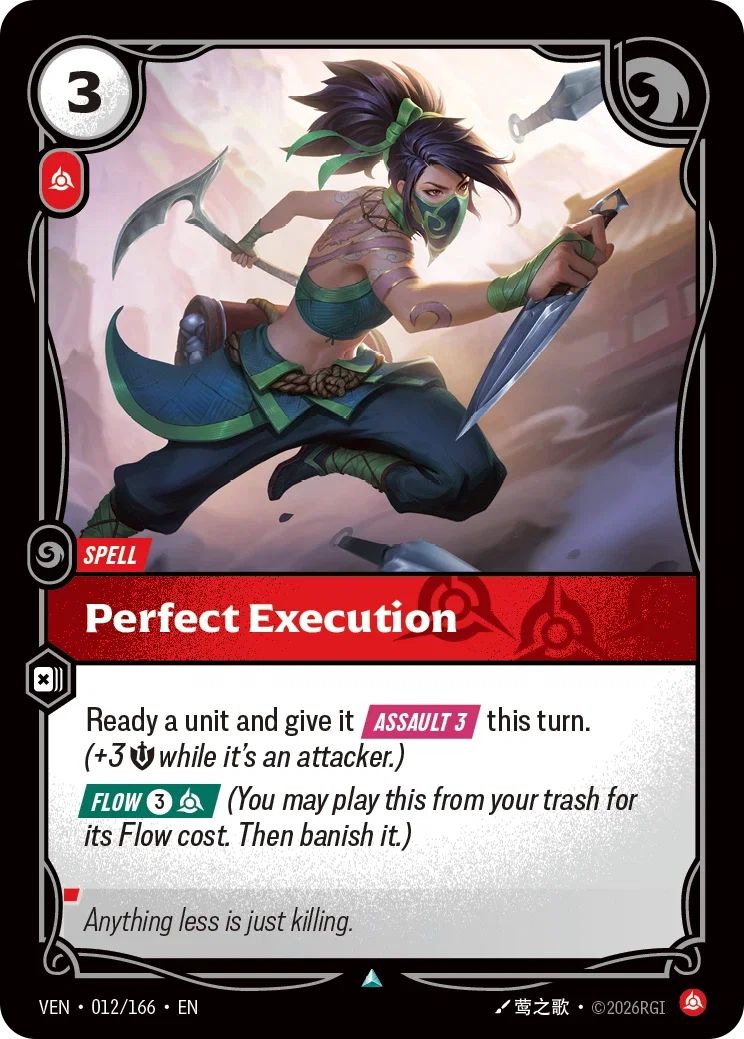 Perfect Execution — Riftbound Vendetta 012/166