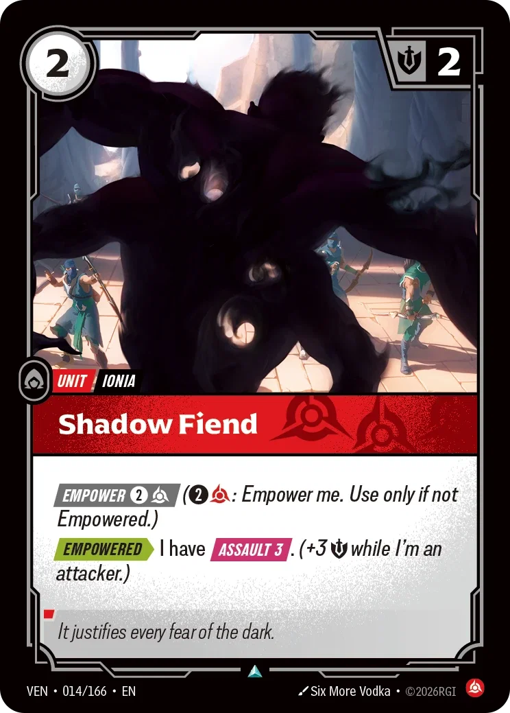 Shadow Fiend — Riftbound Vendetta 014/166
