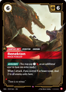 Renekton, Rage Fueled — Riftbound Vendetta 019/166