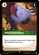 Affectionate Poro — Riftbound Vendetta 024/166