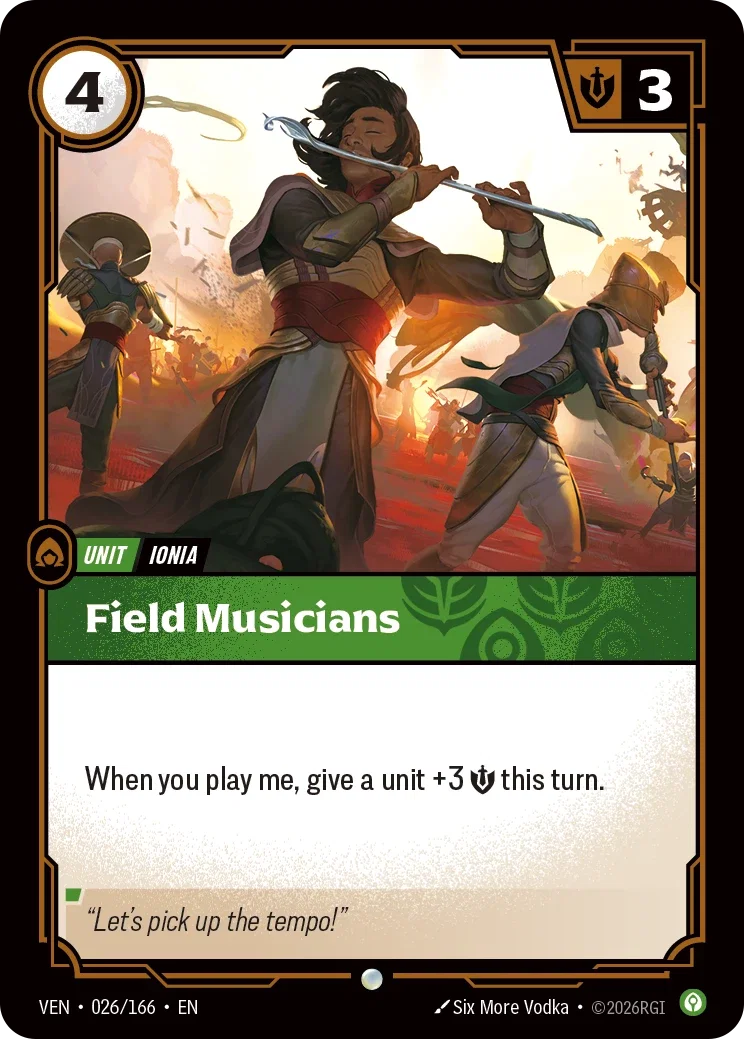 Field Musicians — Riftbound Vendetta 026/166