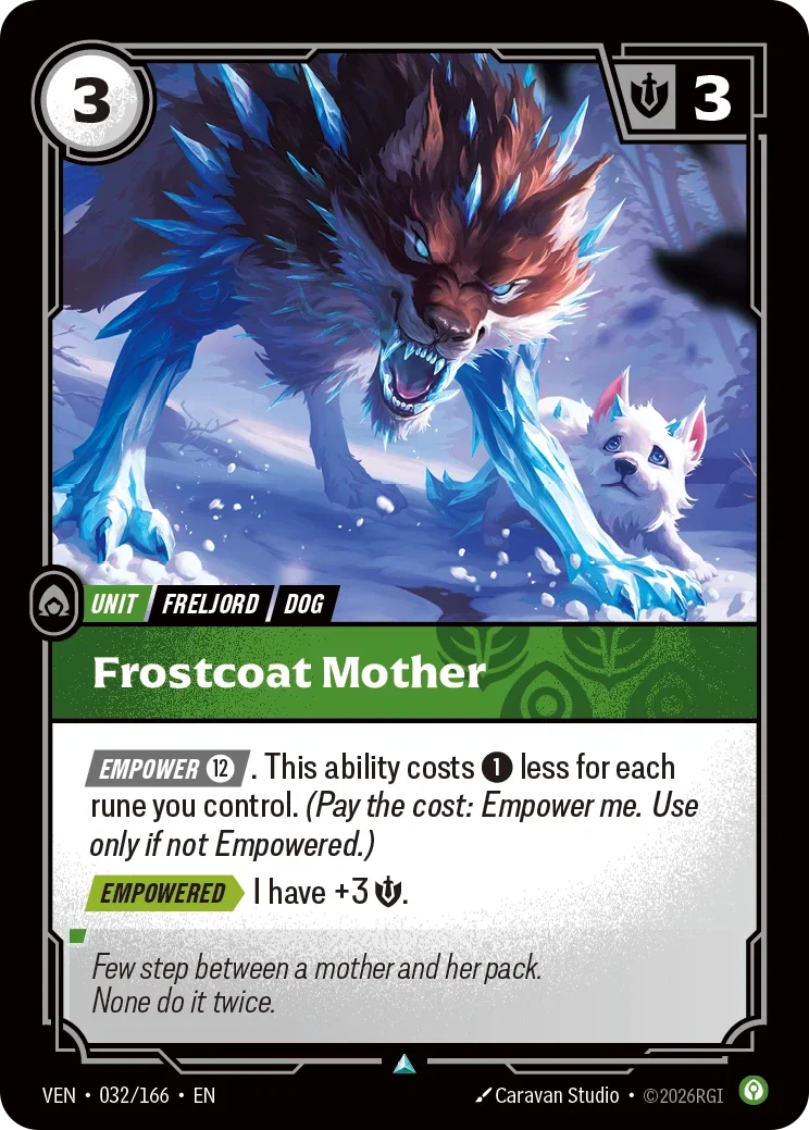 Frostcoat Mother — Riftbound Vendetta 032/166