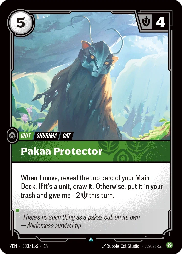 Pakaa Protector — Riftbound Vendetta 033/166