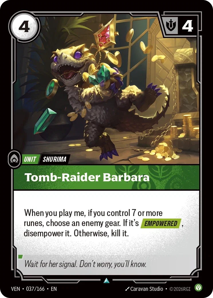 Tomb-Raider Barbara — Riftbound Vendetta 037/166