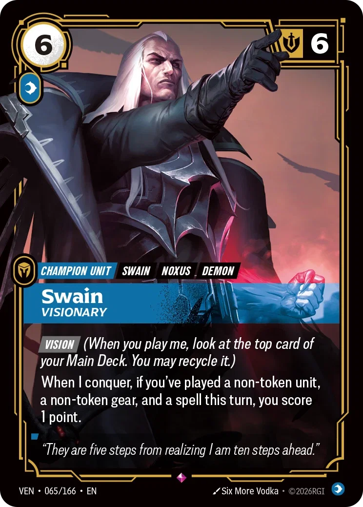 Swain, Visionary — Riftbound Vendetta 065/166