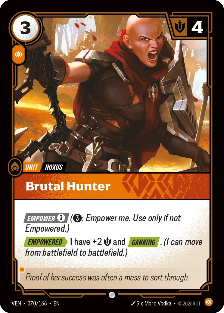 Brutal Hunter — Riftbound Vendetta 070/166