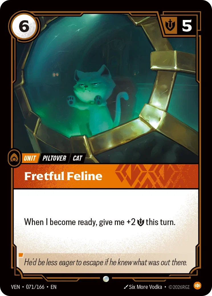 Fretful Feline — Riftbound Vendetta 071/166