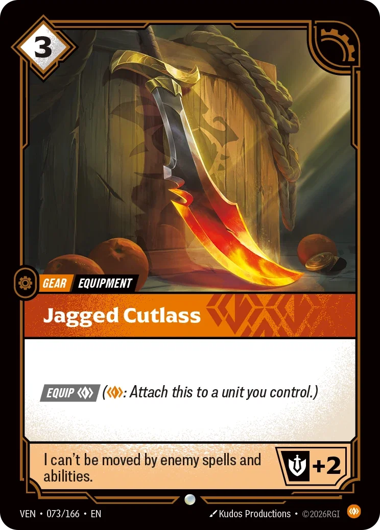Jagged Cutlass — Riftbound Vendetta 073/166