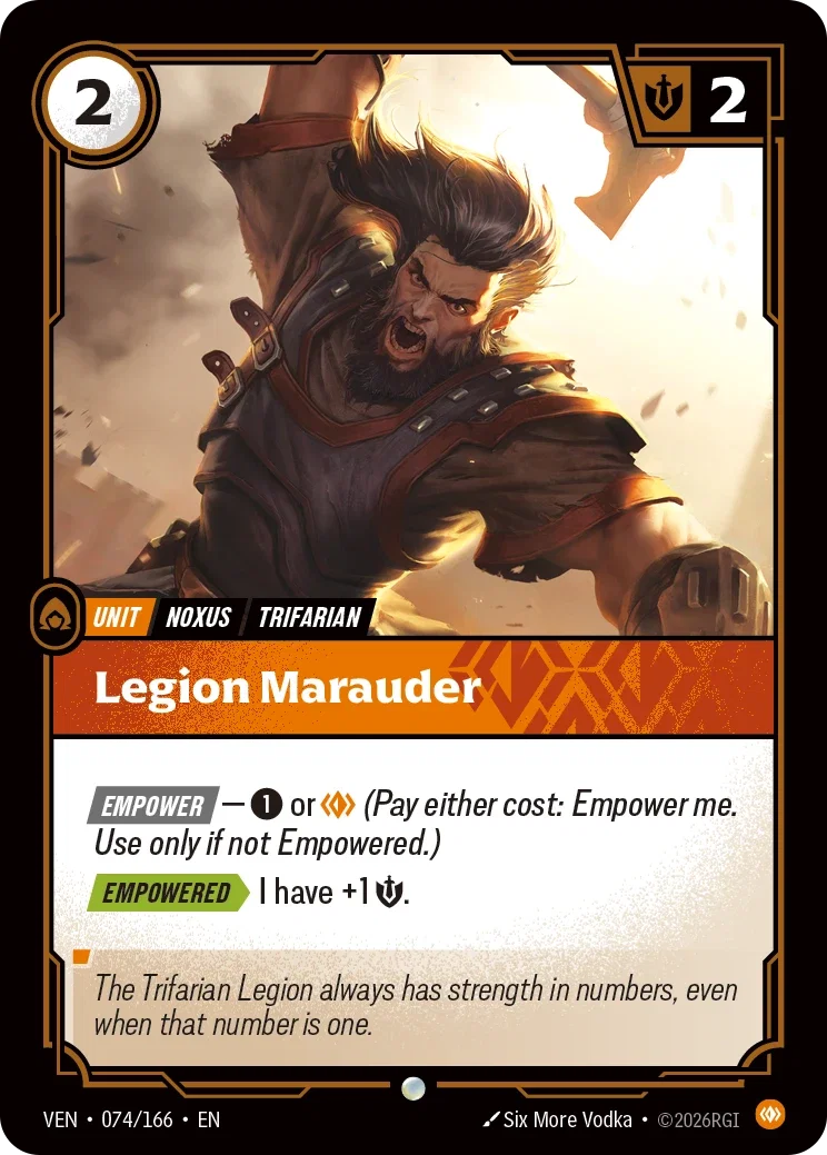 Legion Marauder — Riftbound Vendetta 074/166