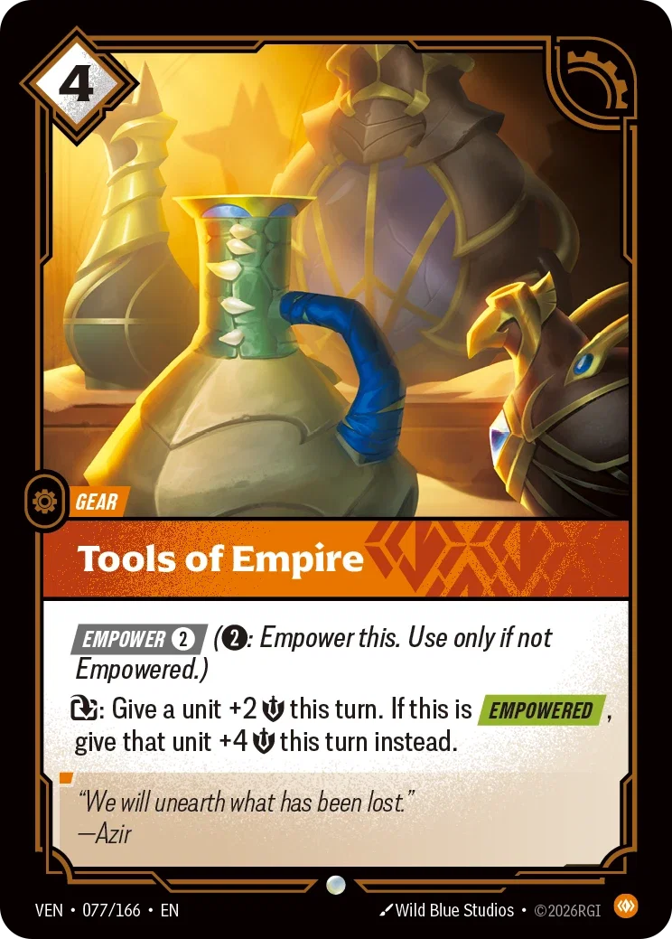 Tools of Empire — Riftbound Vendetta 077/166