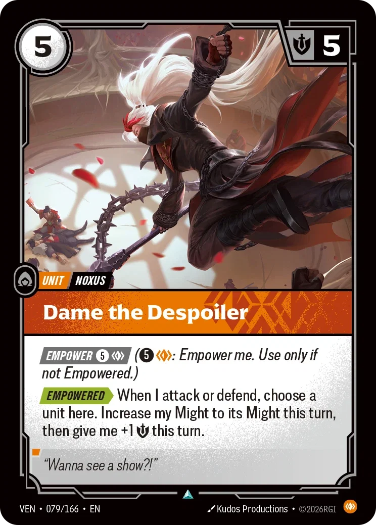 Dame the Despoiler — Riftbound Vendetta 079/166