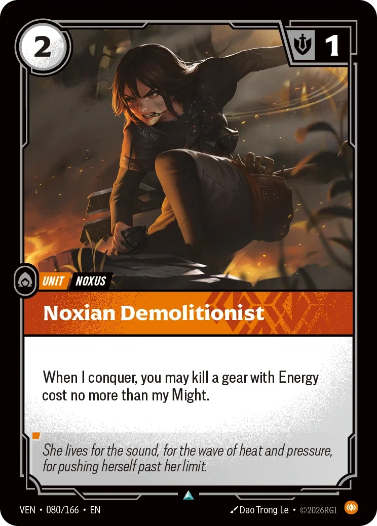 Noxian Demolitionist — Riftbound Vendetta 080/166