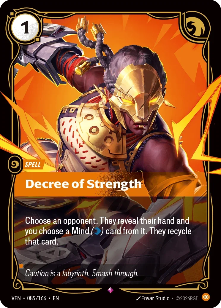 Decree of Strength — Riftbound Vendetta 085/166