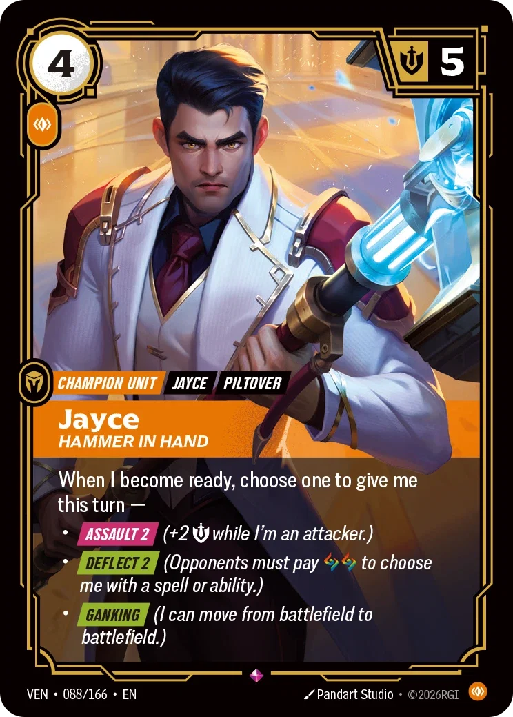 Jayce, Hammer in Hand — Riftbound Vendetta 088/166