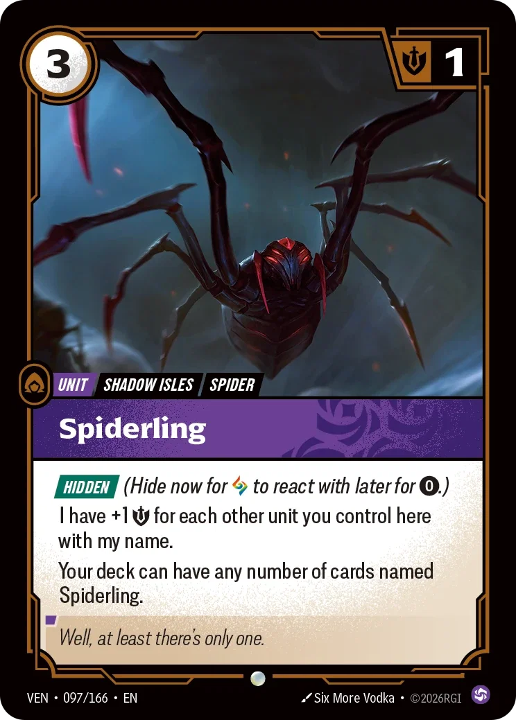 Spiderling — Riftbound Vendetta 097/166