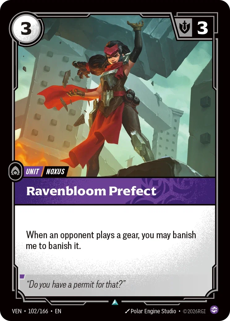 Ravenbloom Prefect — Riftbound Vendetta 102/166