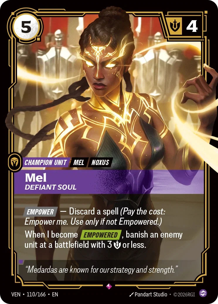 Mel, Defiant Soul — Riftbound Vendetta 110/166