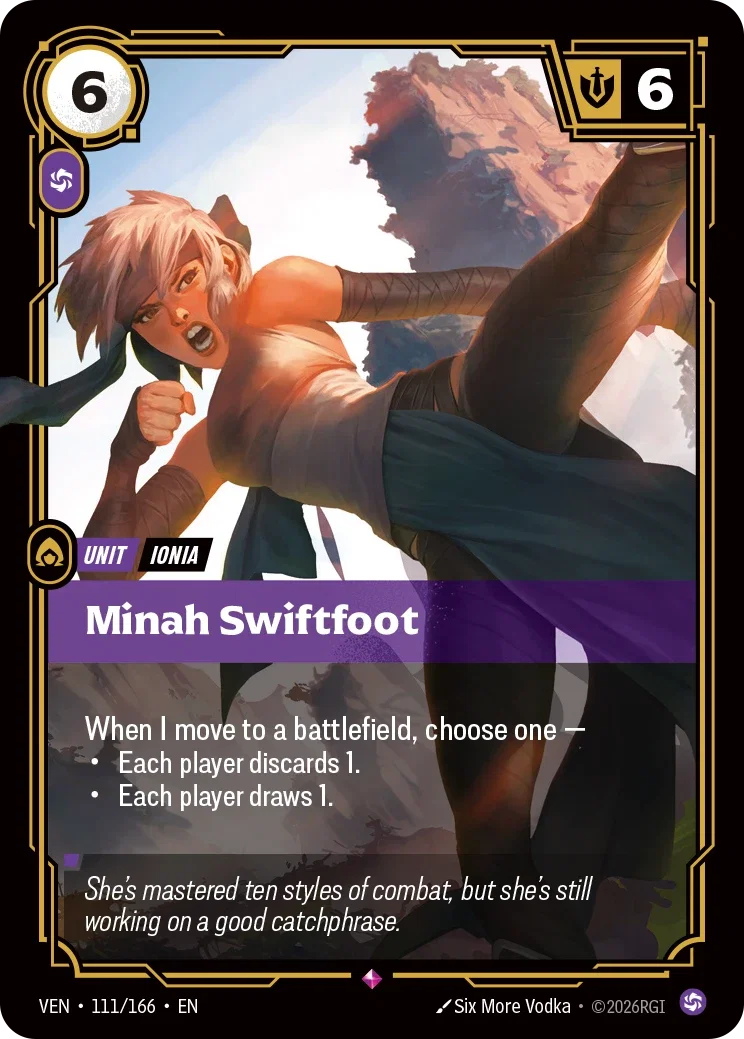 Minah Swiftfoot — Riftbound Vendetta 111/166