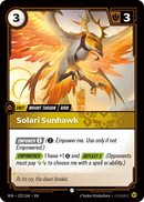 Solari Sunhawk — Riftbound Vendetta 122/166