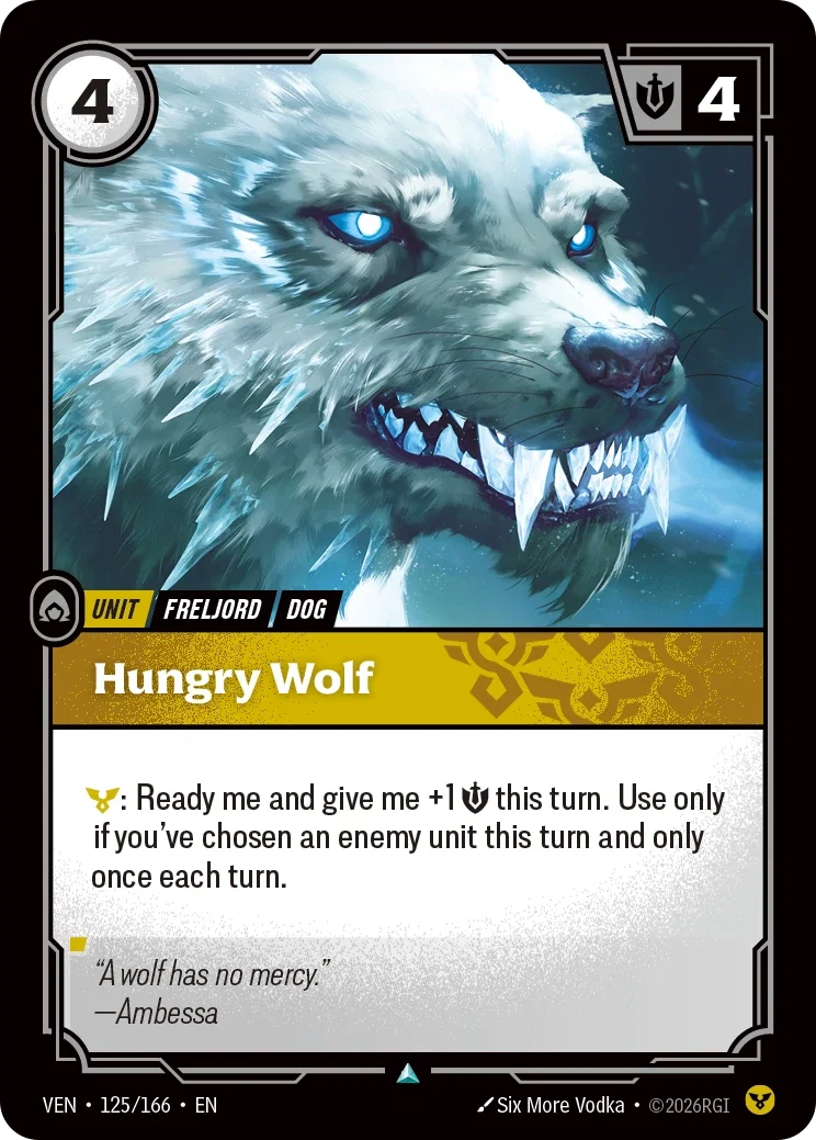 Hungry Wolf — Riftbound Vendetta 125/166