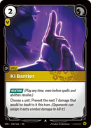 Ki Barrier — Riftbound Vendetta 126/166