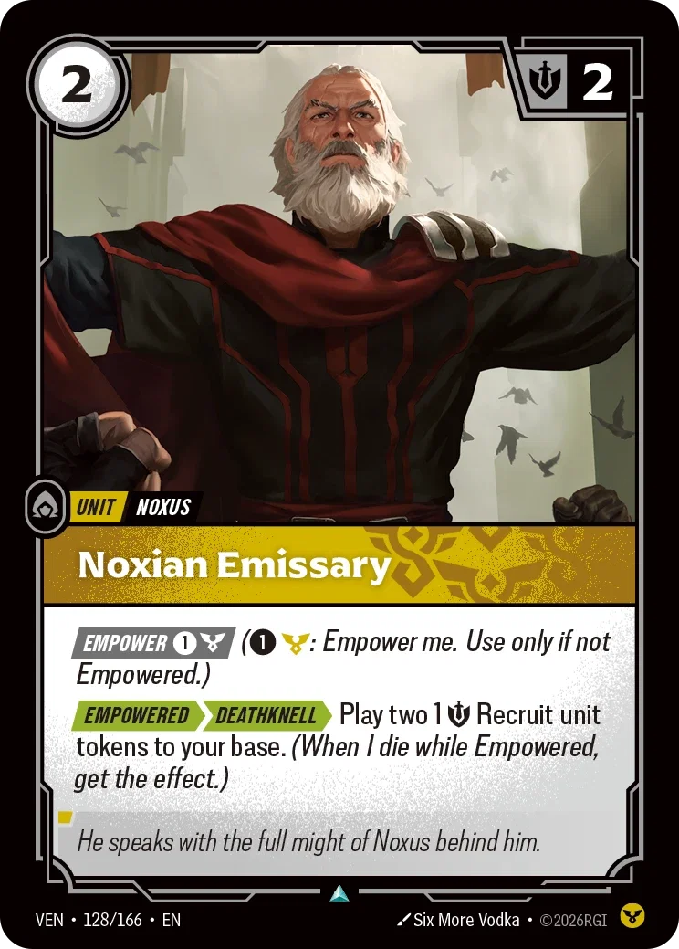 Noxian Emissary — Riftbound Vendetta 128/166