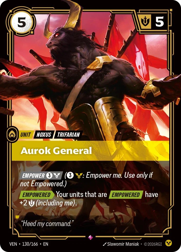 Aurok General — Riftbound Vendetta 130/166