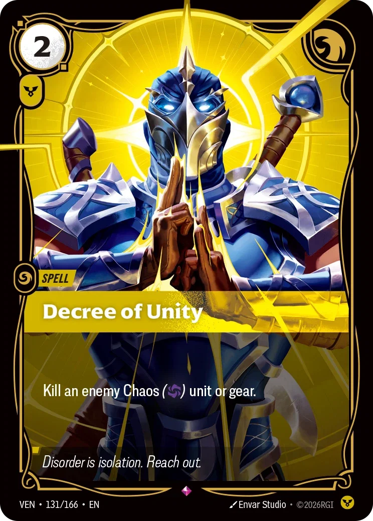Decree of Unity — Riftbound Vendetta 131/166