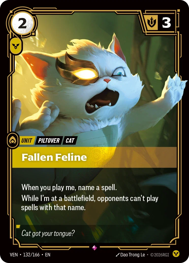Fallen Feline — Riftbound Vendetta 132/166