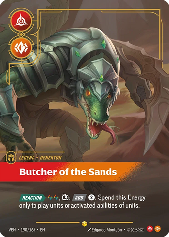 Renekton, Butcher of the Sands — Riftbound Vendetta VEN-190