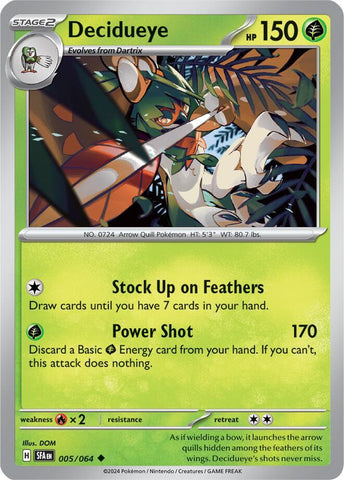 Decidueye 005/064 (SV: Shrouded Fable) 