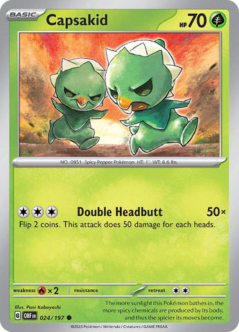Capsakid 024/197 (SV03: Obsidian Flames) 