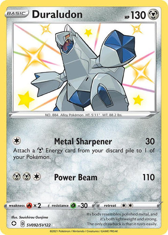 Duraludon SV092/SV122 (Shining Fates: Shiny Vault)  - Holofoil