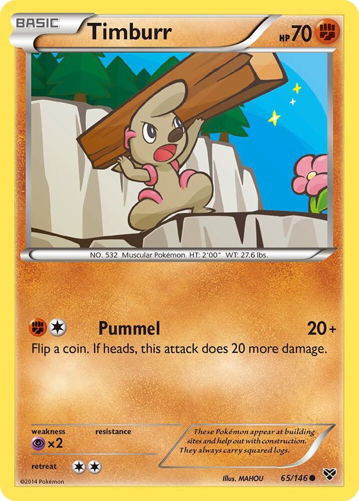 Timburr 065/146 (XY Base Set) 
