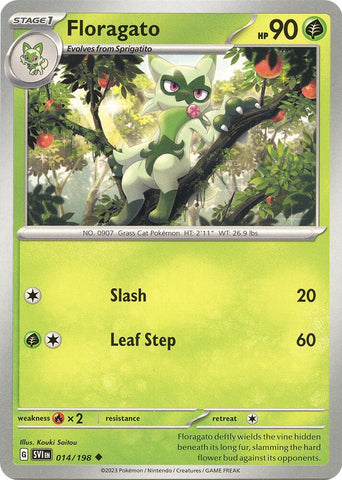 Floragato 014/198 (SV01: Scarlet & Violet Base Set) 