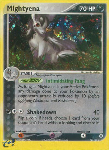 Mightyena  10/109 (EX Ruby and Sapphire)  - Holofoil