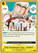 Did Someone Say...Kami? (Reprint) EB01-060 (Premium Booster -The Best- Vol. 2) 