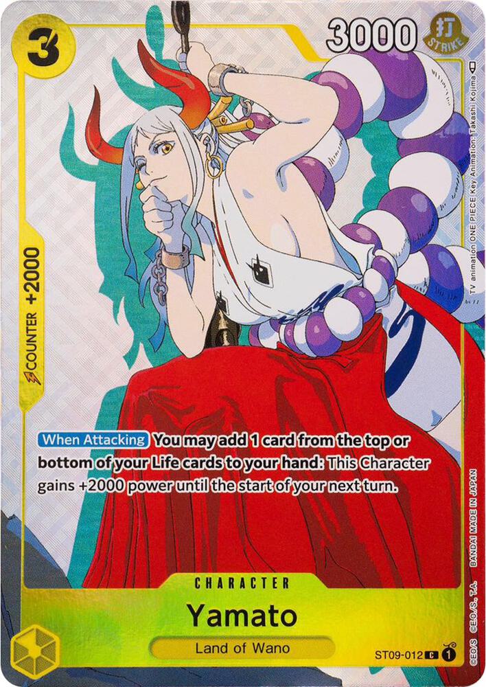 Yamato (Gift Col.) ST09-012 (One Piece Promotion Cards)  - Alternate Art Foil - PSA 10