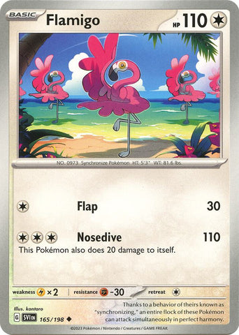 Flamigo 165/198 (SV01: Scarlet & Violet Base Set) 