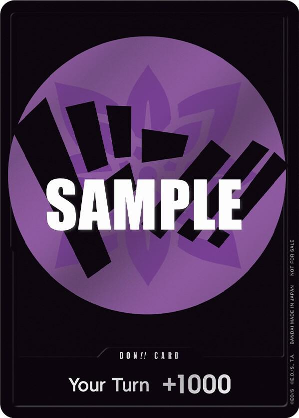 DON!! (Purple)  (One Piece Promotion Cards)  - Foil