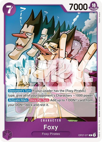 Foxy OP07-071 (500 Years in the Future)  - Foil